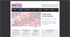 Desktop Screenshot of anodizingdyes.com